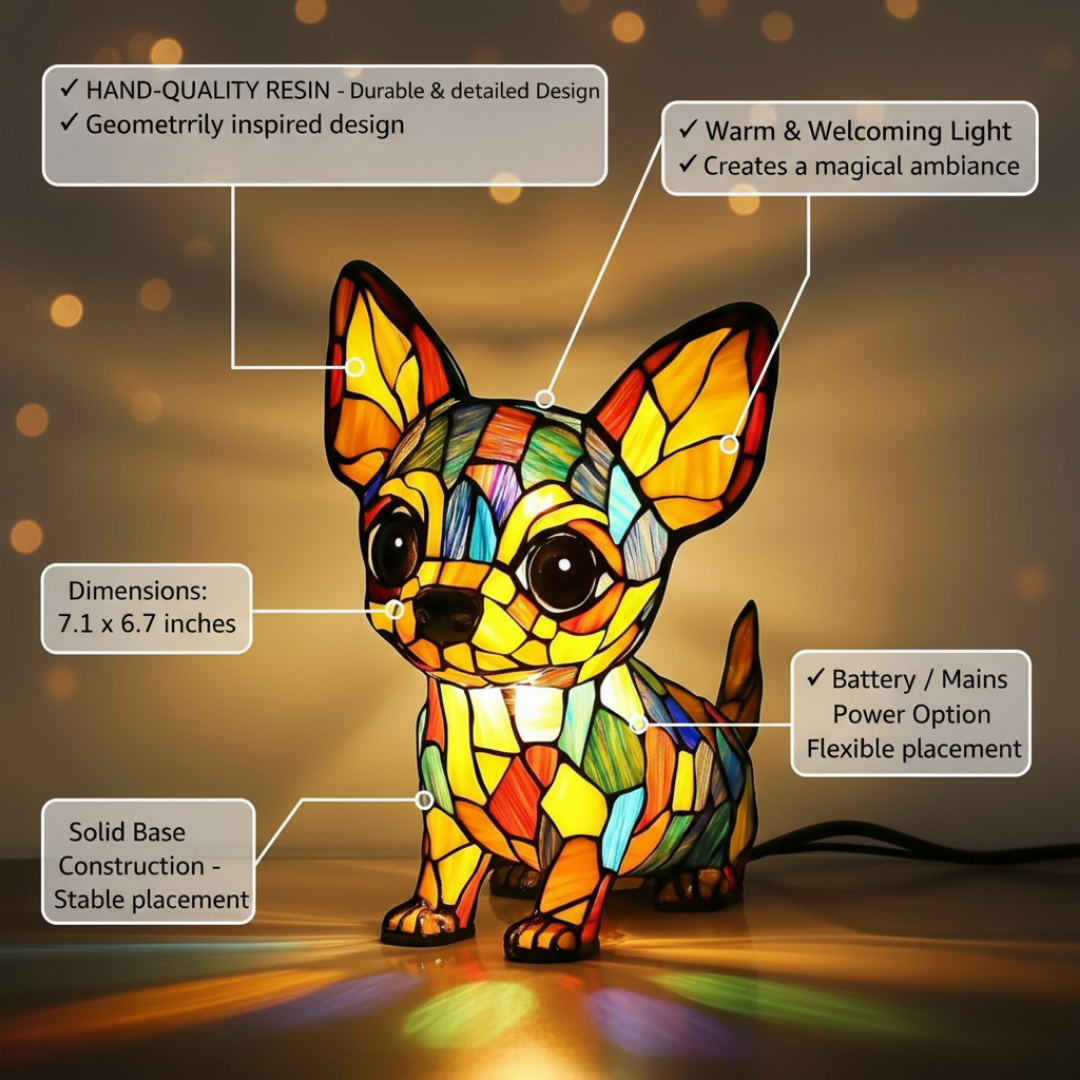 Hurmaava Chihuahua-valaisin